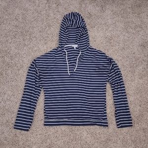 Striped Navy Hoodie